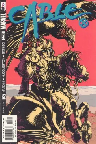 Cable, Vol. 1 #106 Direct Edition comic book cover, 2002