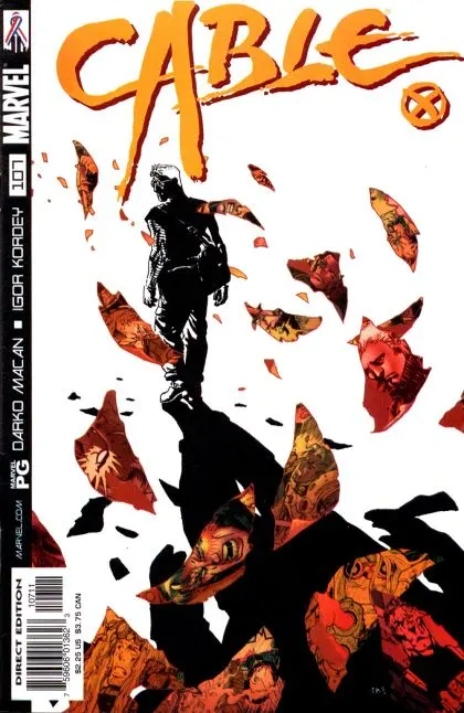 Cable, Vol. 1 #107 Direct Edition comic book cover, 2002