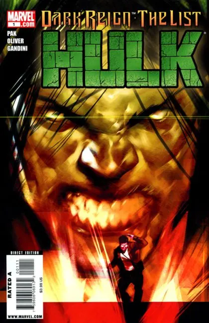 Dark Reign: The List - Hulk #1 Ben Oliver regular comic book cover, 2009