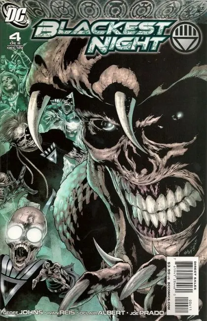 Blackest Night #4 Ivan Reis Regular comic book cover, 2009