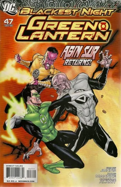 Green Lantern, Vol. 4 #47 Doug Mahnke Regular comic book cover, 2009