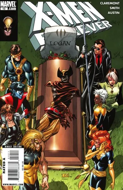 X-Men Forever, Vol. 2 #10 Tom Grummett Regular Cover comic book cover, 2009