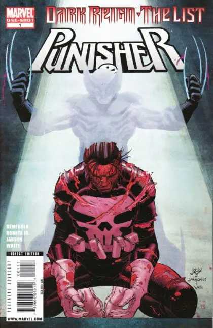 Dark Reign: The List - Punisher #1 John Romita Jr. Regular comic book cover, 2009
