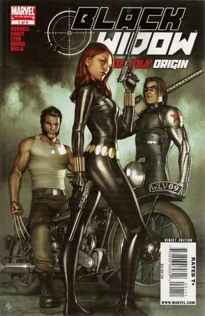 Black Widow: Deadly Origin #1 Adi Granov Regular Cover comic book cover, 2010
