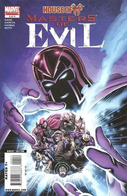 House of M: Masters of Evil #4 Direct Edition comic book cover, 2009