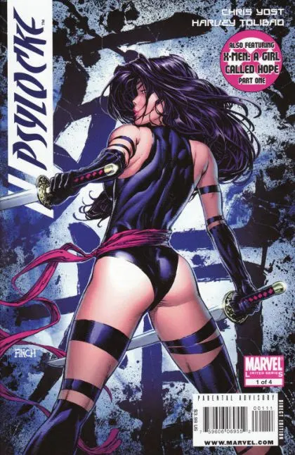 Psylocke, Vol. 1 #1 David Finch Regular comic book cover, 2010