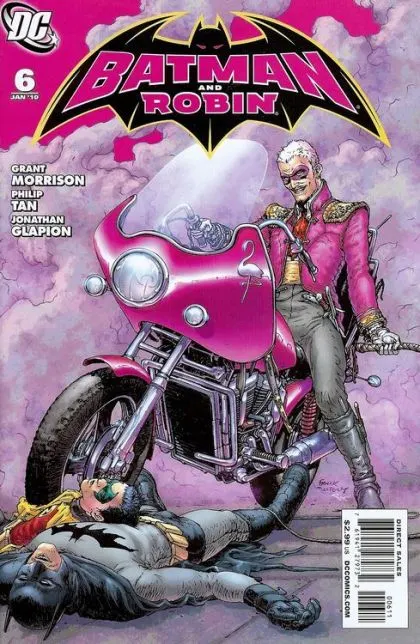 Batman and Robin, Vol. 1 #6 Frank Quitely Regular Cover comic book cover, 2010