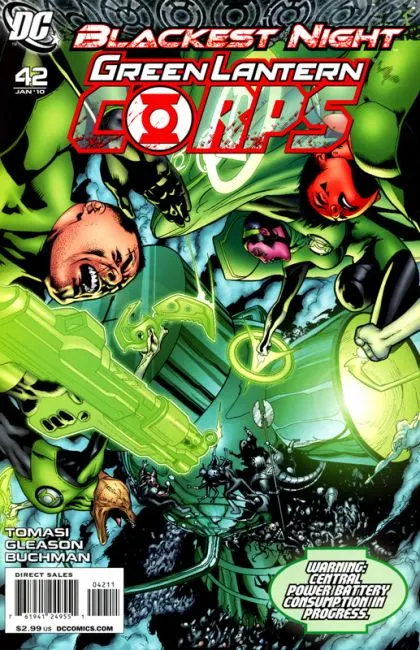 Green Lantern Corps, Vol. 1 #42 Patrick Gleason Regular comic book cover, 2010