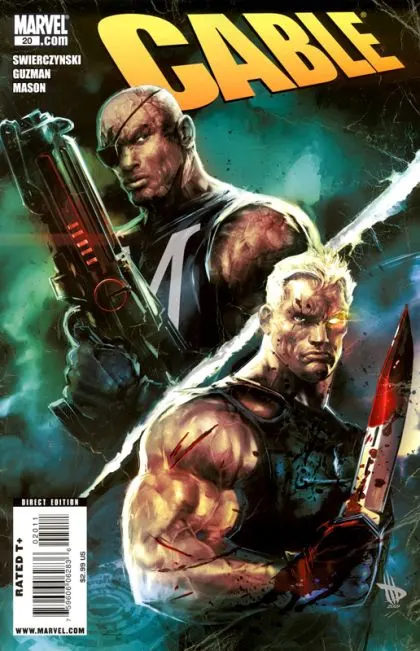 Cable, Vol. 2 #20 comic book cover, 2010