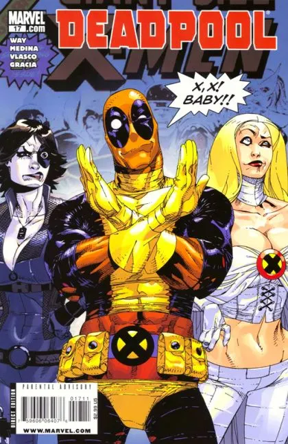 Deadpool, Vol. 3 #17 comic book cover, 2010