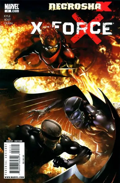 X-Force, Vol. 3 #21 Clayton Crain Regular comic book cover, 2010