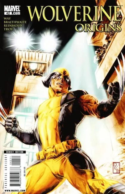 Wolverine: Origins #42 Doug Braithwaite Regular comic book cover, 2010
