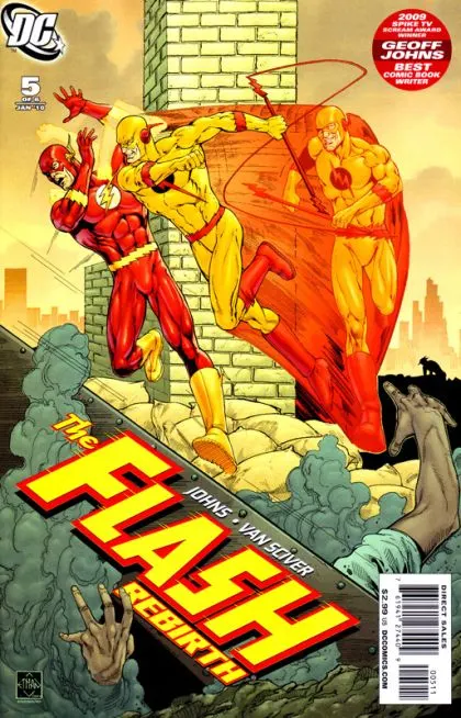 The Flash: Rebirth #5 Ethan Van Sciver Regular Cover comic book cover, 2010
