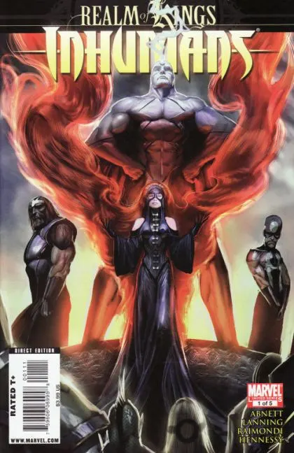 Realm of Kings: Inhumans #1 comic book cover, 2010