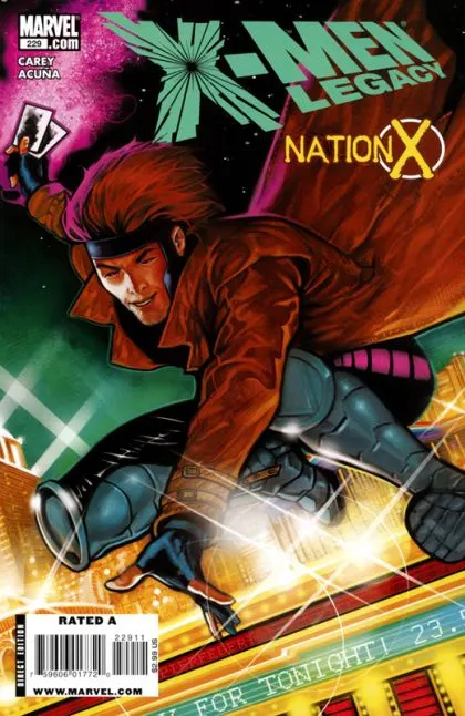 X-Men: Legacy, Vol. 1 #229 Mirco Pierfederici Regular comic book cover, 2010