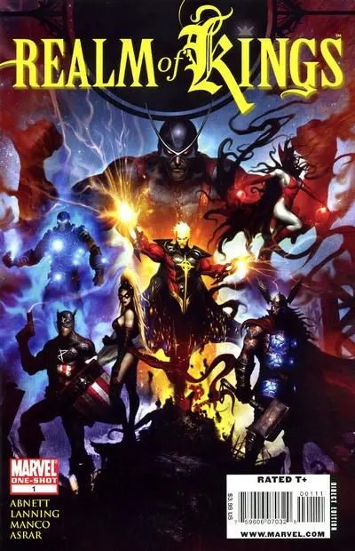 Realm of Kings #1 comic book cover, 2010