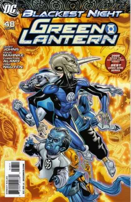 Green Lantern, Vol. 4 #48 Doug Mahnke Regular comic book cover, 2010