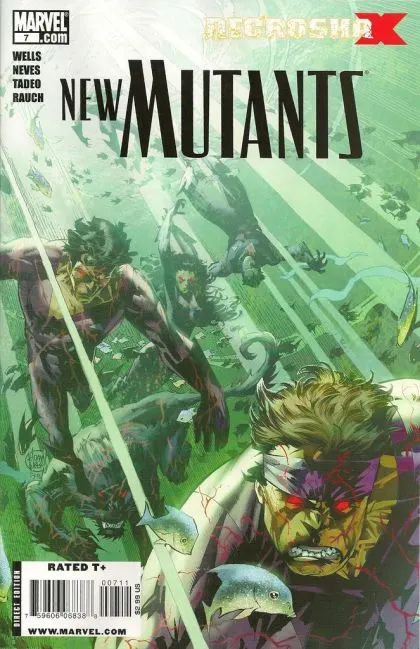New Mutants, Vol. 3 #7 comic book cover, 2010