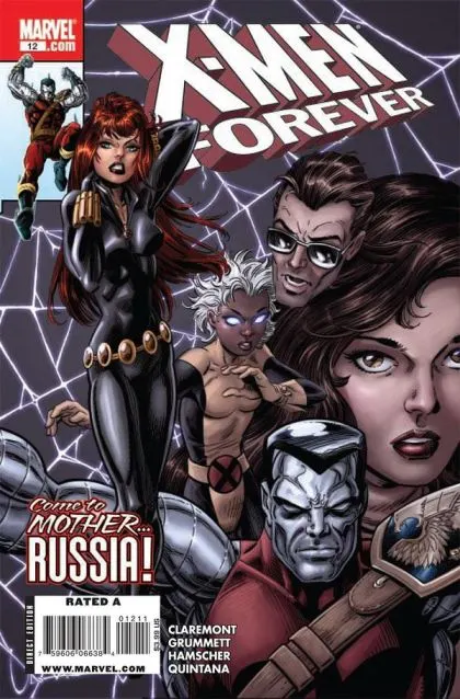 X-Men Forever, Vol. 2 #12 comic book cover, 2010