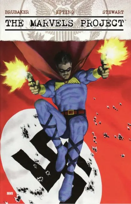 The Marvels Project #4 Steve McNiven Variant Cover comic book cover, 2010