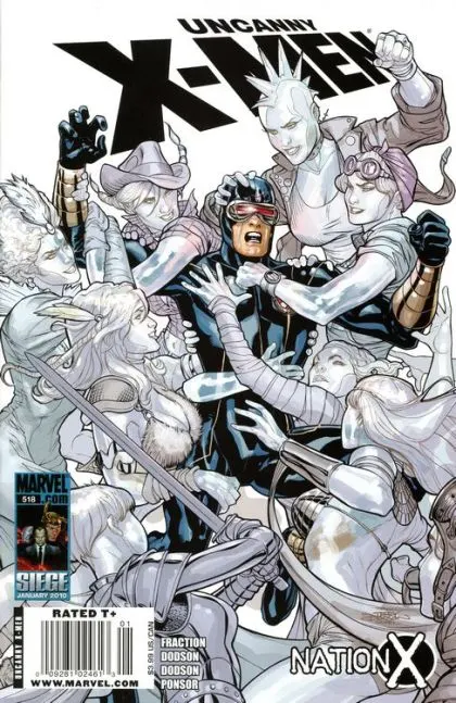 Uncanny X-Men, Vol. 1 #518 Terry Dodson Newsstand comic book cover, 2010
