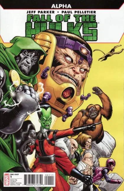 Fall of the Hulks: Alpha #1 Ed McGuinness Regular Cover comic book cover, 2010