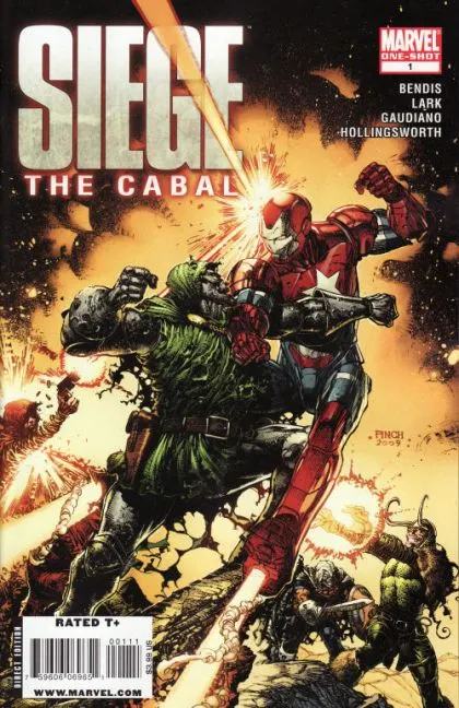 Siege: The Cabal #1 David Finch Regular Cover comic book cover, 2010
