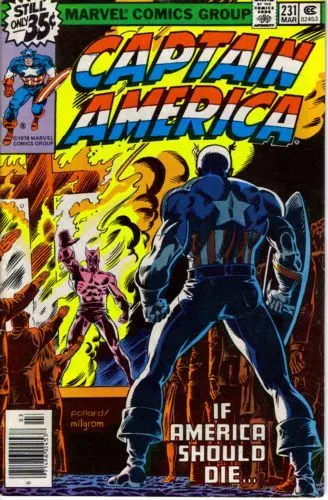 Captain America, Vol. 1 #231 Regular Edition comic book cover, 1979