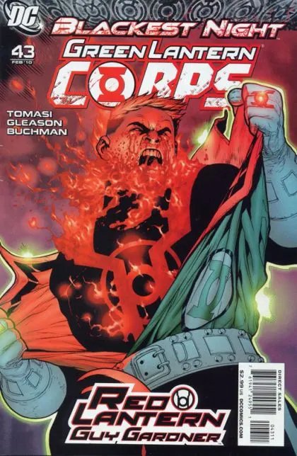Green Lantern Corps, Vol. 1 #43 Pat Gleason Regular comic book cover, 2010