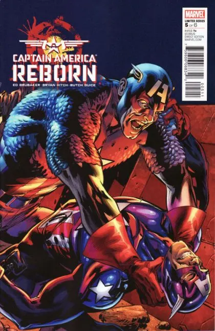 Captain America: Reborn #5 Bryan Hitch Regular Wraparound Cover comic book cover, 2010
