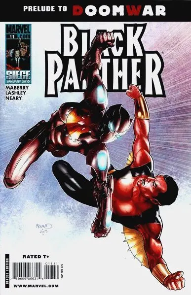 Black Panther, Vol. 5 #11 comic book cover, 2010