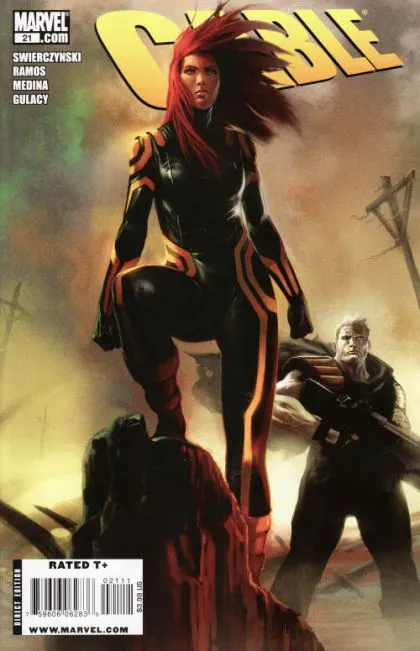 Cable, Vol. 2 #21 comic book cover, 2010