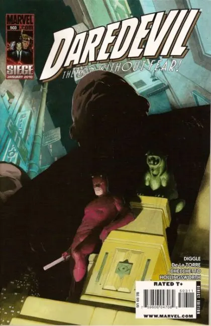 Daredevil, Vol. 2 #503 Direct Edition comic book cover, 2010