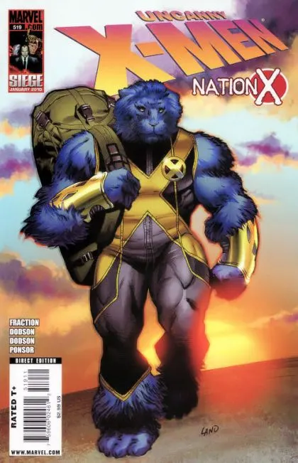 Uncanny X-Men, Vol. 1 #519 Greg Land Regular comic book cover, 2010