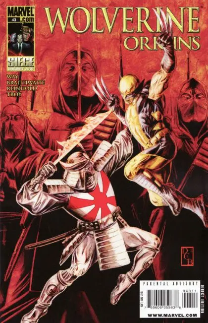 Wolverine: Origins #43 comic book cover, 2010