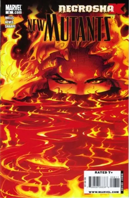 New Mutants, Vol. 3 #8 comic book cover, 2010