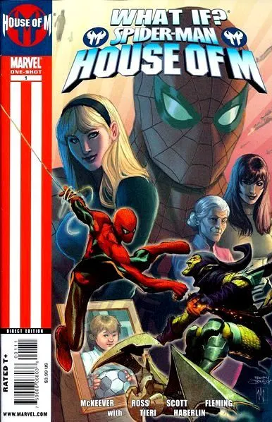 What If? Spider-Man: House of M #1 comic book cover, 2010