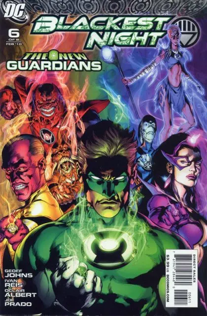 Blackest Night #6 Ivan Reis Regular comic book cover, 2010