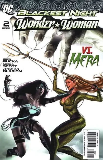 Blackest Night: Wonder Woman #2 Greg Horn Regular comic book cover, 2010