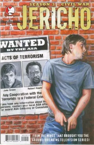 Jericho: Season 3 #2 Scott West Cover comic book cover, 2010