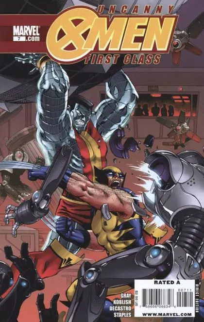 Uncanny X-Men: First Class #7 Reilly Brown Regular comic book cover, 2010