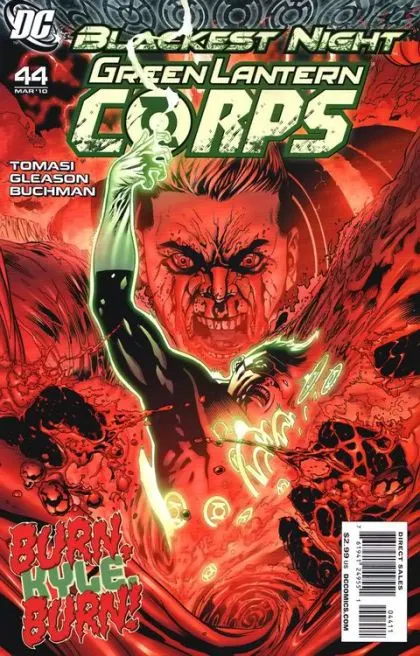 Green Lantern Corps, Vol. 1 #44 Patrick Gleason Regular comic book cover, 2010