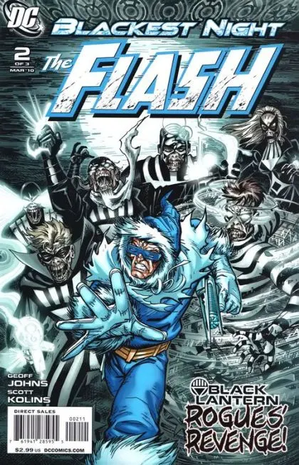 Blackest Night: The Flash #2 Scott Kolins Regular comic book cover, 2010