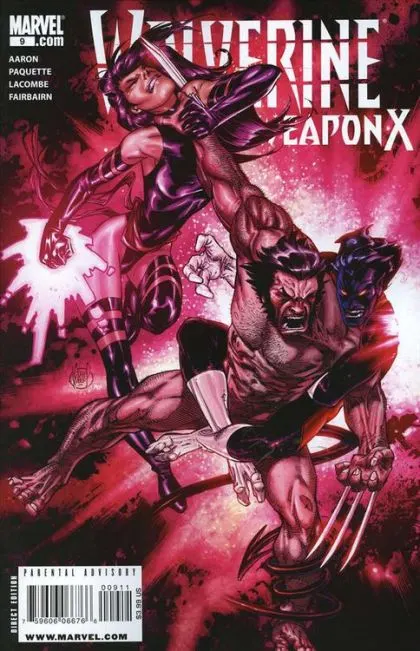 Wolverine: Weapon X #9 comic book cover, 2010