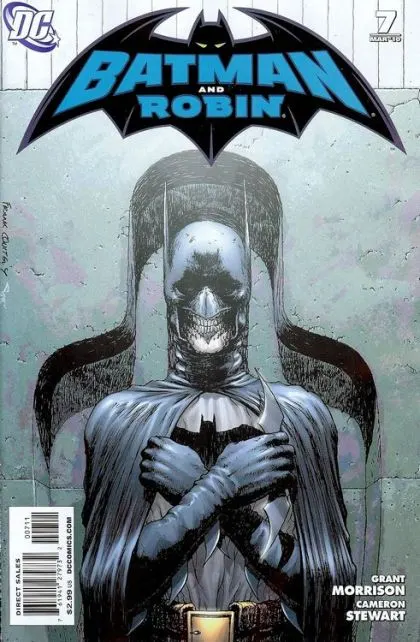 Batman and Robin, Vol. 1 #7 Frank Quitely Regular Cover comic book cover, 2010