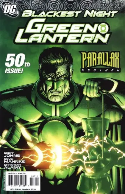 Green Lantern, Vol. 4 #50 Doug Mahnke Regular comic book cover, 2010