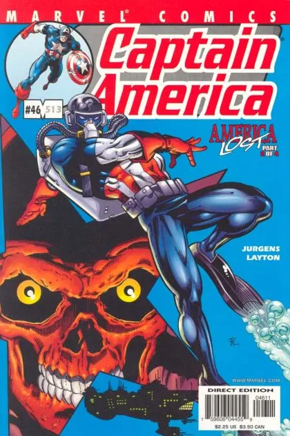 Captain America, Vol. 3 #46 Direct Edition comic book cover, 2001