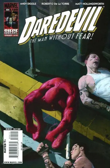 Daredevil, Vol. 2 #504 Direct Edition comic book cover, 2010
