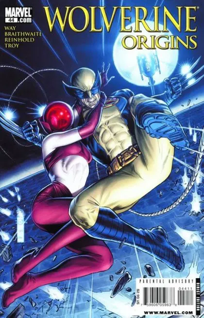 Wolverine: Origins #44 comic book cover, 2010