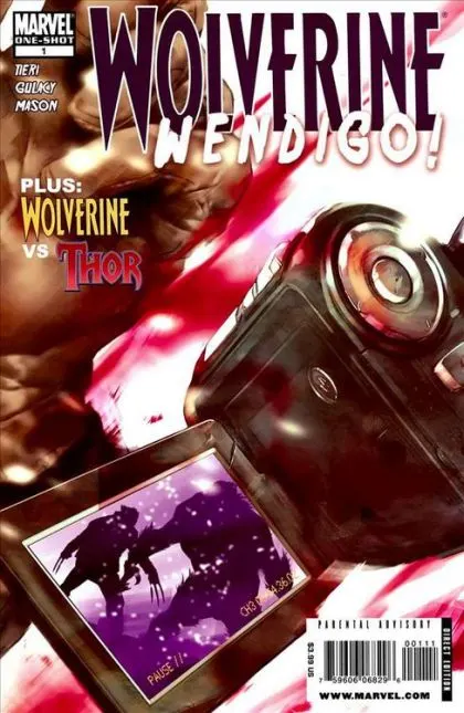 Wolverine: Wendigo! #1 comic book cover, 2010